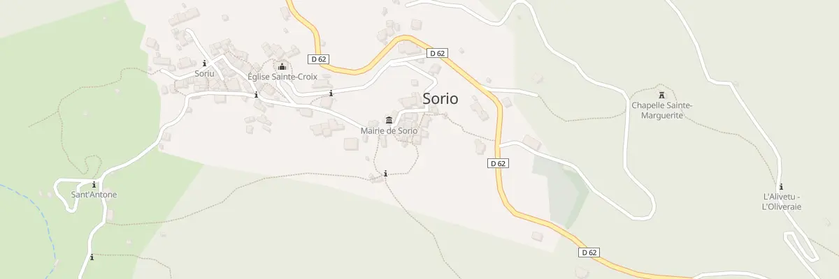 Plan du 5072 Croce à Sorio
