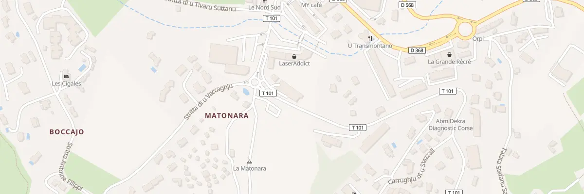 Plan du 6657 Ldt Matonara à Porto-Vecchio
