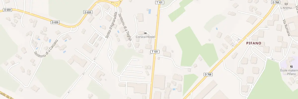 Plan du 9376 Rte de Bonifacio à Porto-Vecchio