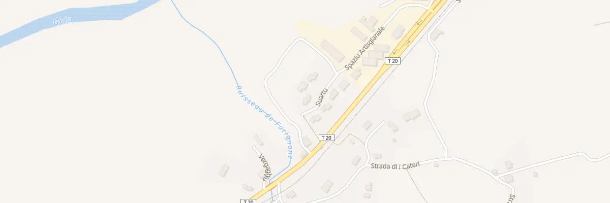 Plan du 5000 Suarto à Castello-di-Rostino