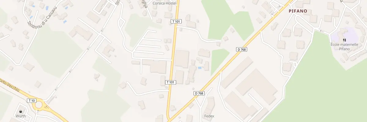 Plan du 145F Rte de Bonifacio à Porto-Vecchio