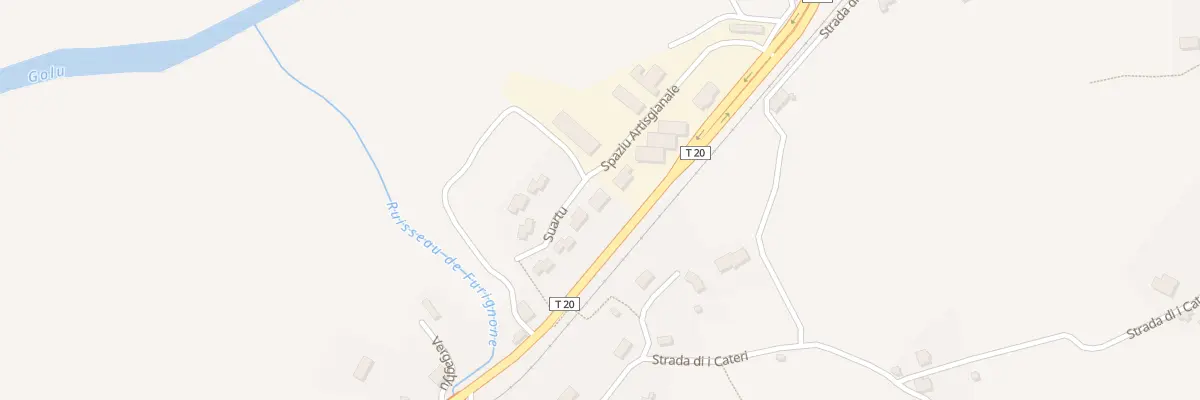 Plan du 5000 Ponte Nuovo à Castello-di-Rostino