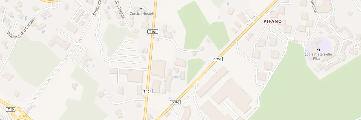 Plan du 73F Rte de Bonifacio à Porto-Vecchio