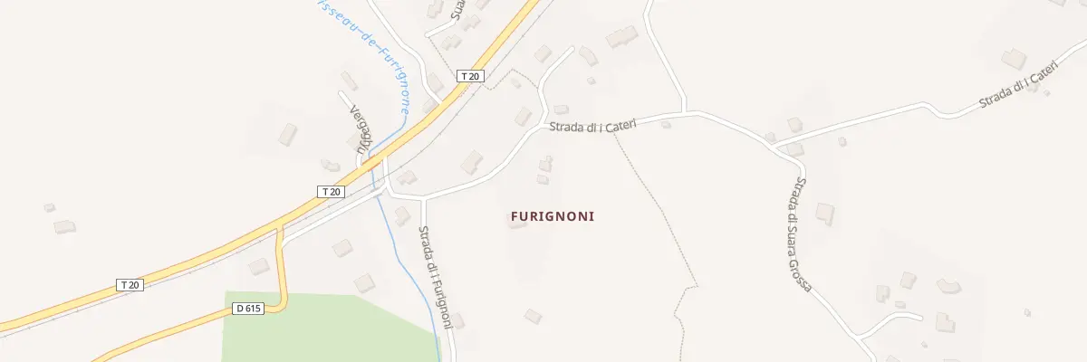 Plan de Furignoni à Castello-di-Rostino