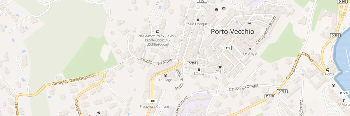 Plan du 2 Rue Jean Nicoli à Porto-Vecchio
