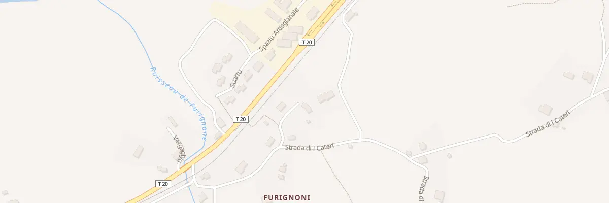 Plan de Suarto à Castello-di-Rostino