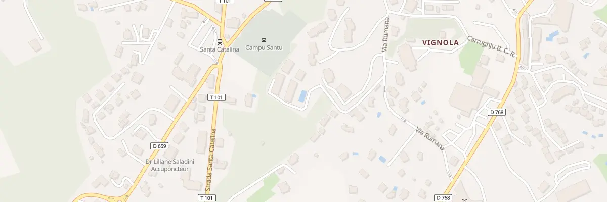 Plan du 6609 Rte de Bonifacio à Porto-Vecchio