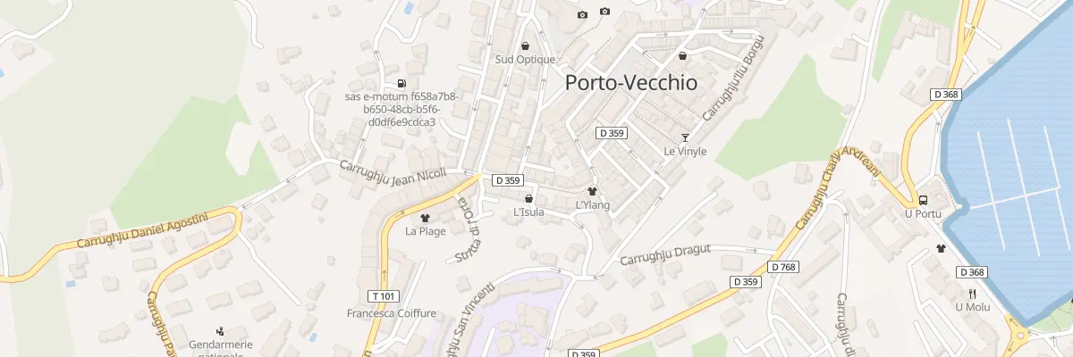 Plan du 7 Rue du General de Gaulle à Porto-Vecchio