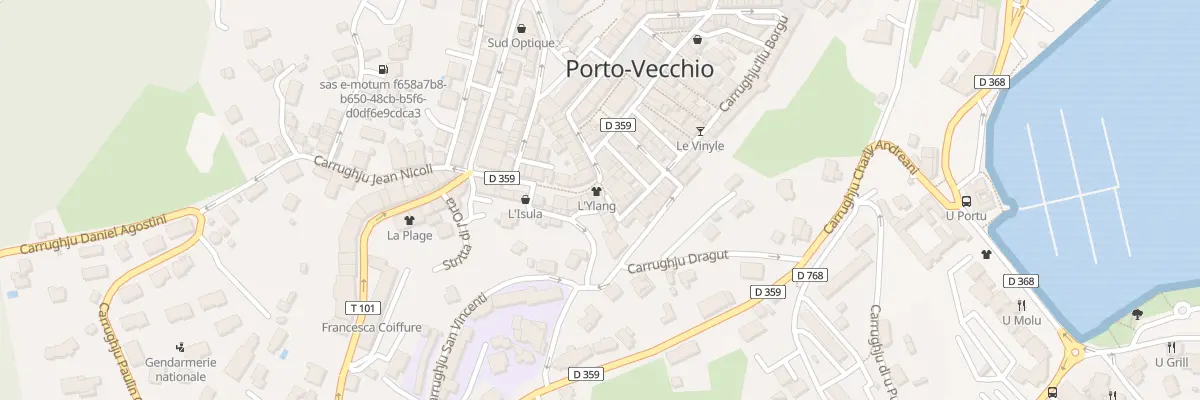 Plan du 18 Rue du General de Gaulle à Porto-Vecchio