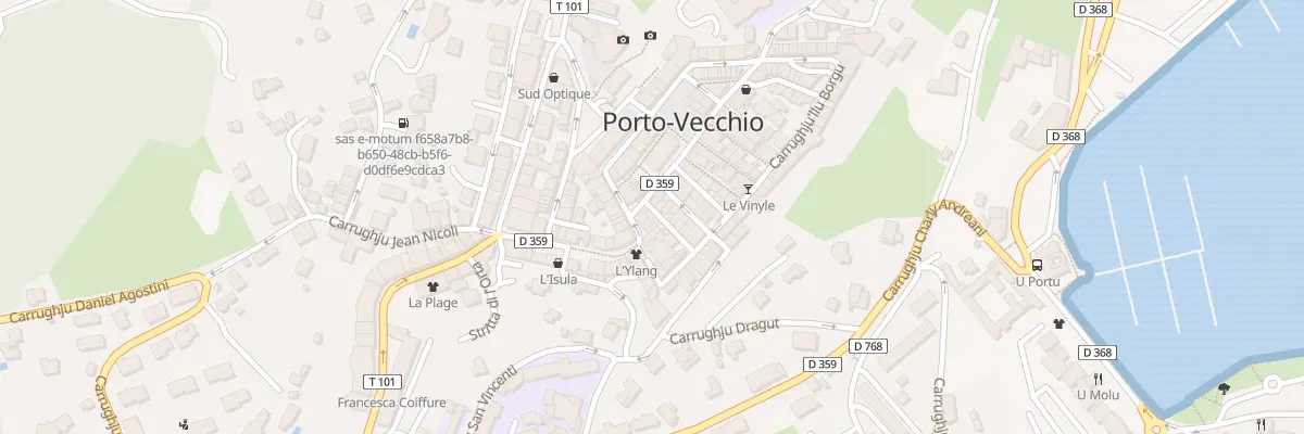 Plan du 2 Rue Colonna Cesari à Porto-Vecchio