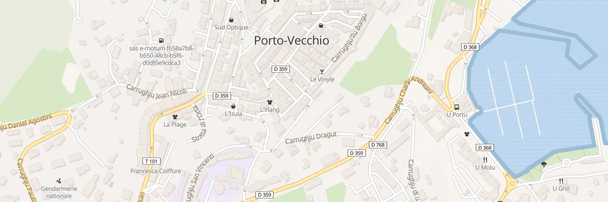 Plan du 18 Rue Borgo à Porto-Vecchio