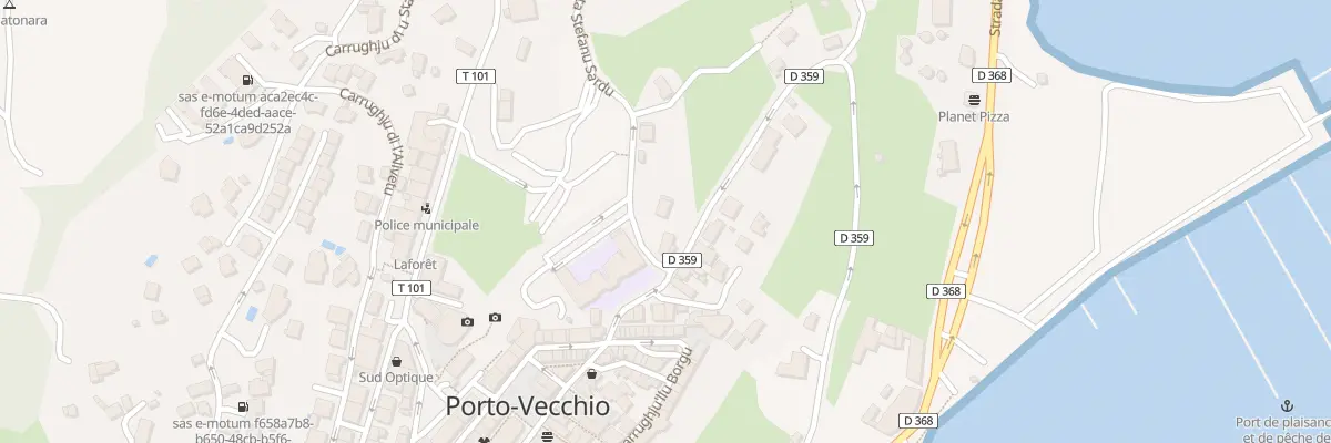 Plan du 5 Rue Pasteur à Porto-Vecchio