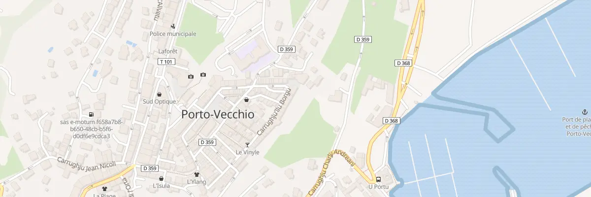 Plan du 3B Rue Borgo à Porto-Vecchio