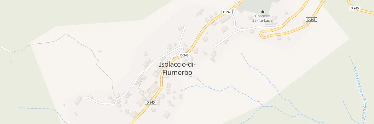 Plan du 5249 Paggiolo à Isolaccio-di-Fiumorbo