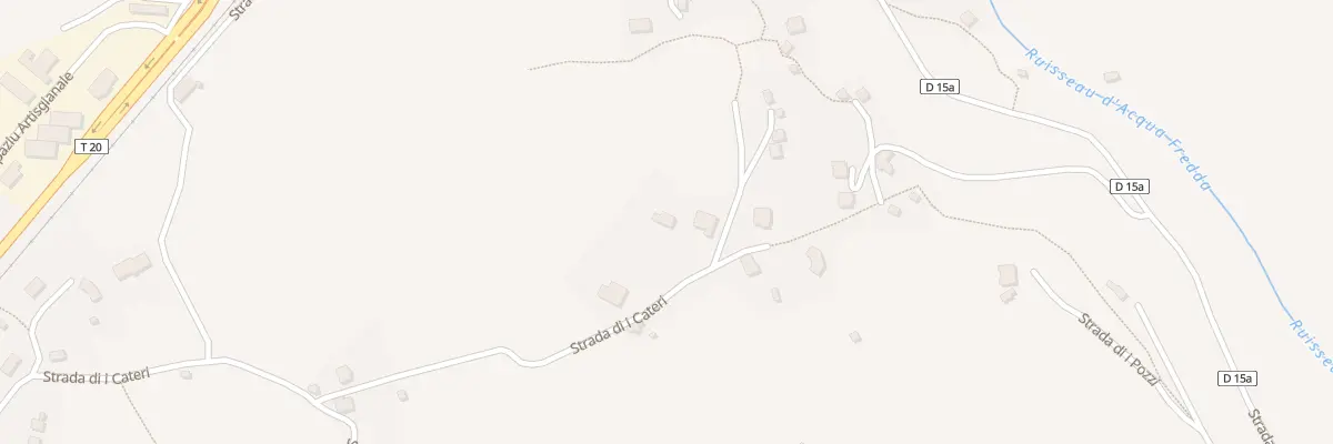 Plan de Catero à Castello-di-Rostino