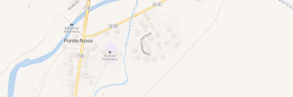 Plan du 18 Lot I Dui Ponti à Castello-di-Rostino