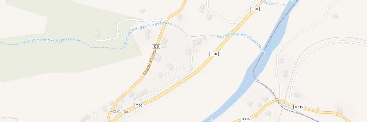 Plan de Erinajo à Castello-di-Rostino
