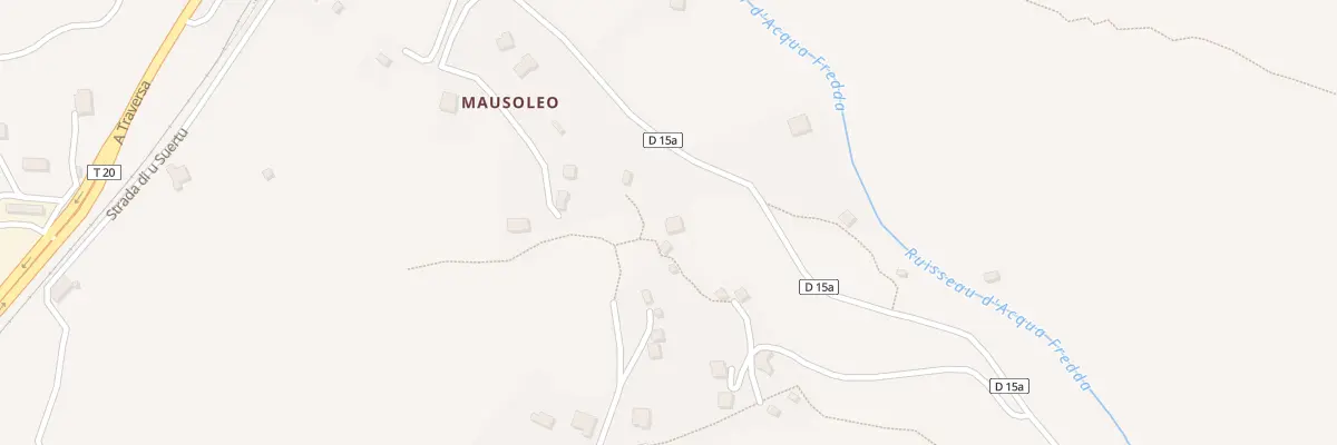 Plan du 5178 Mausoleo à Castello-di-Rostino