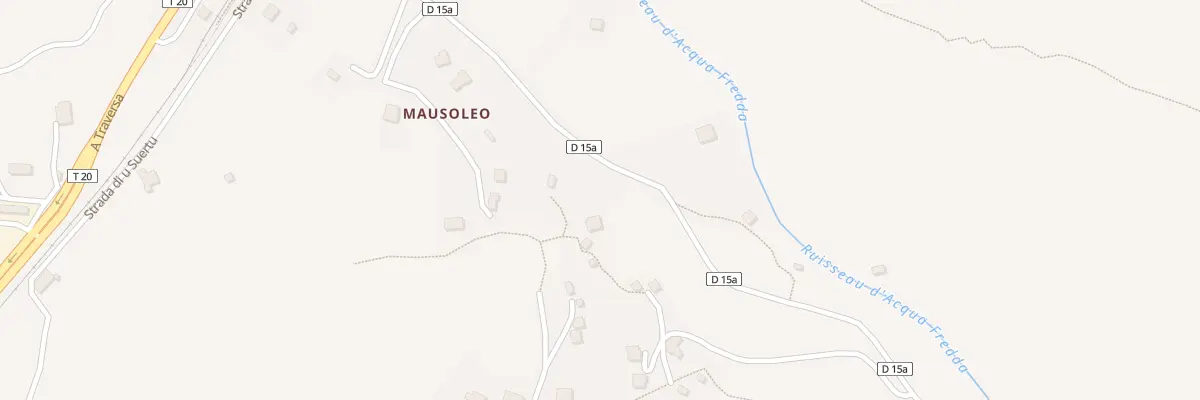 Plan du 5178 Mausoleo à Castello-di-Rostino