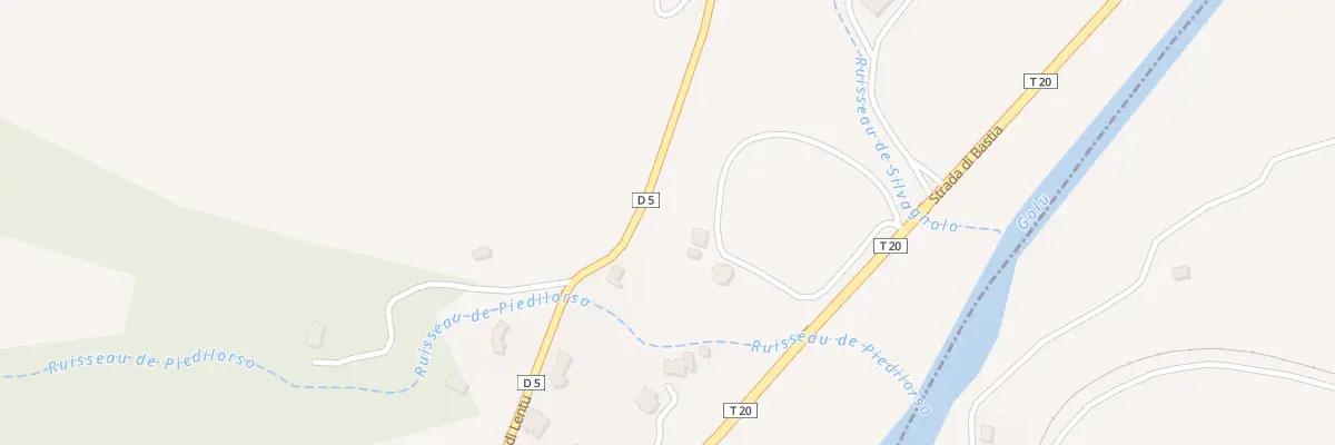 Plan du 217 Spelunca à Castello-di-Rostino