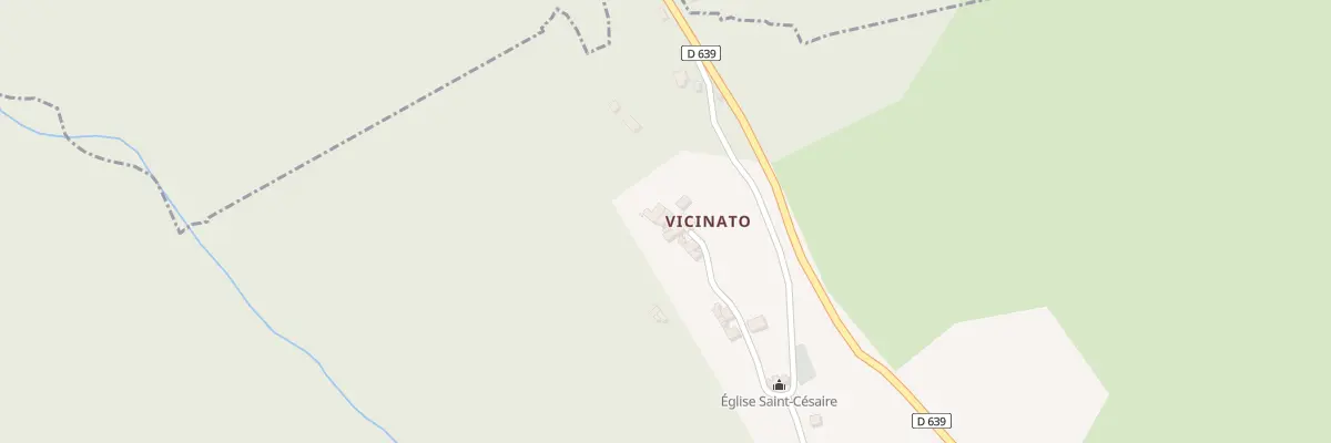 Plan du 32 Viccinato à Saliceto