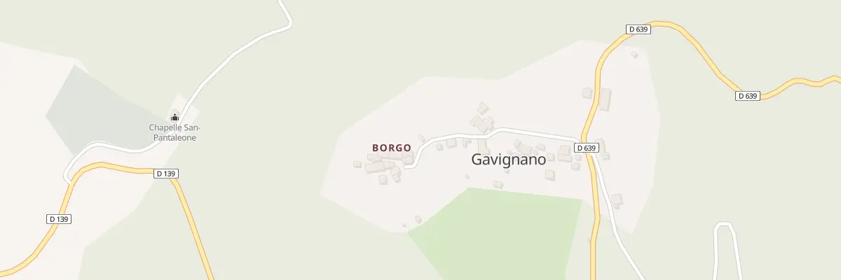 Plan du 16 Borgo à Ghisonaccia