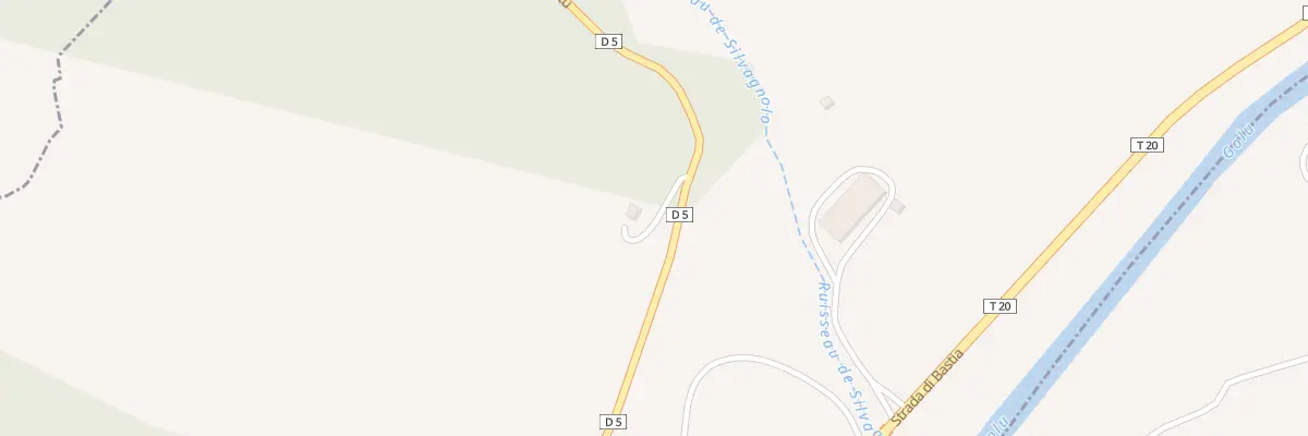 Plan du 5092 Mertinaccie à Castello-di-Rostino