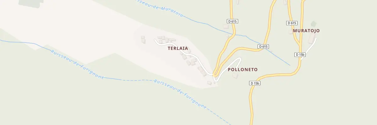 Plan de Terlaja à Valle-di-Rostino