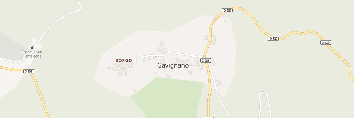 Plan du 5039 Olmi à Gavignano