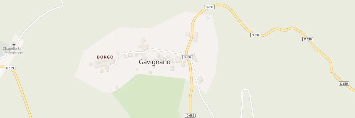 Plan du 19 Olmi à Gavignano