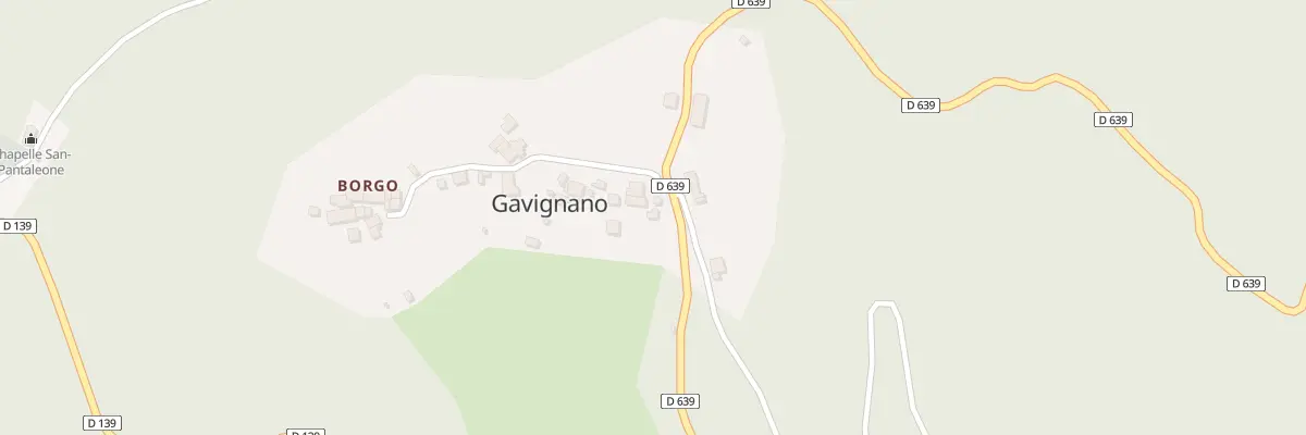 Plan du 25 Olmi à Gavignano