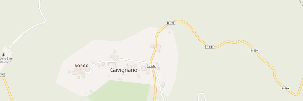 Plan du 5038 Teghiale à Gavignano