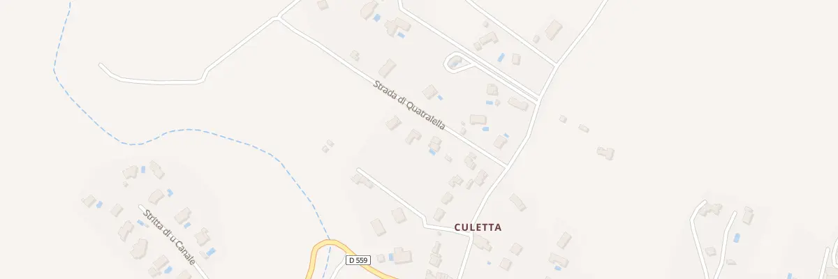 Plan du 5274 Quatralella à San-Gavino-di-Carbini