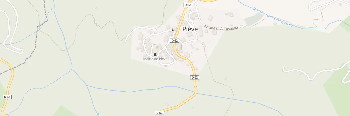 Plan du 5054 Pieve à Piève