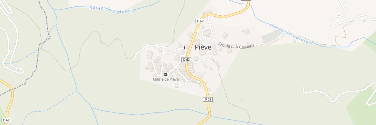 Plan du 5040 Pieve à Piève