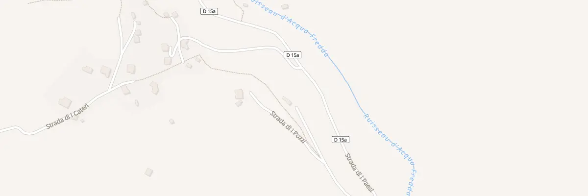 Plan de Piedi Bue à Castello-di-Rostino
