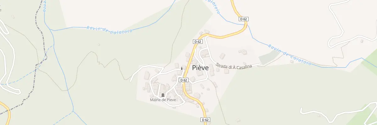 Plan du 5006 Pieve à Piève