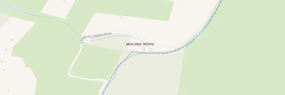 Plan du 1 Che Caminu Di U Mulinu Novu à San-Gavino-di-Tenda