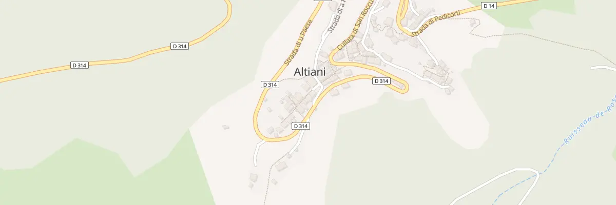 Plan du 5 Rue Strada Di U Corsu à Altiani