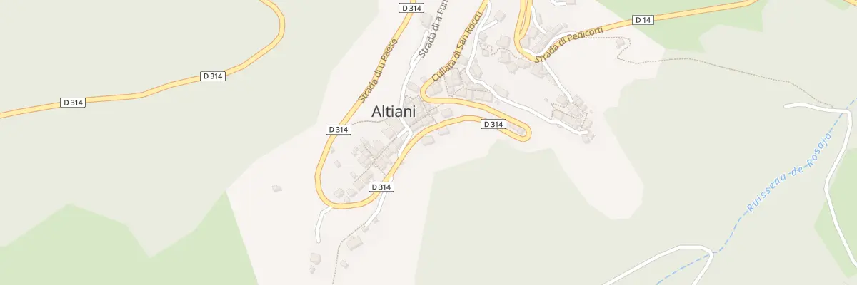Plan du 116 Mte Cullata Di San Roccu à Altiani