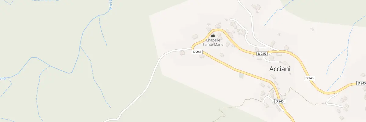 Plan du 5255 Acciani à Isolaccio-di-Fiumorbo