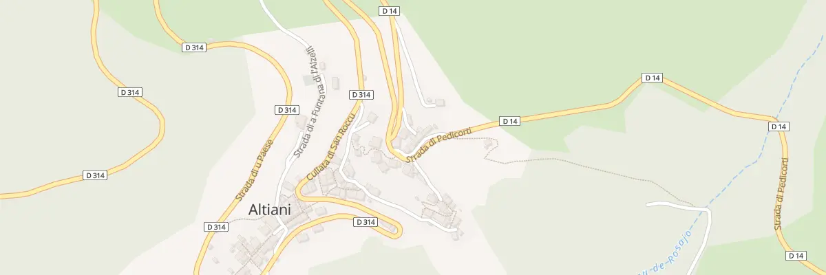 Plan du 2 Mte de la Fontaine à Altiani