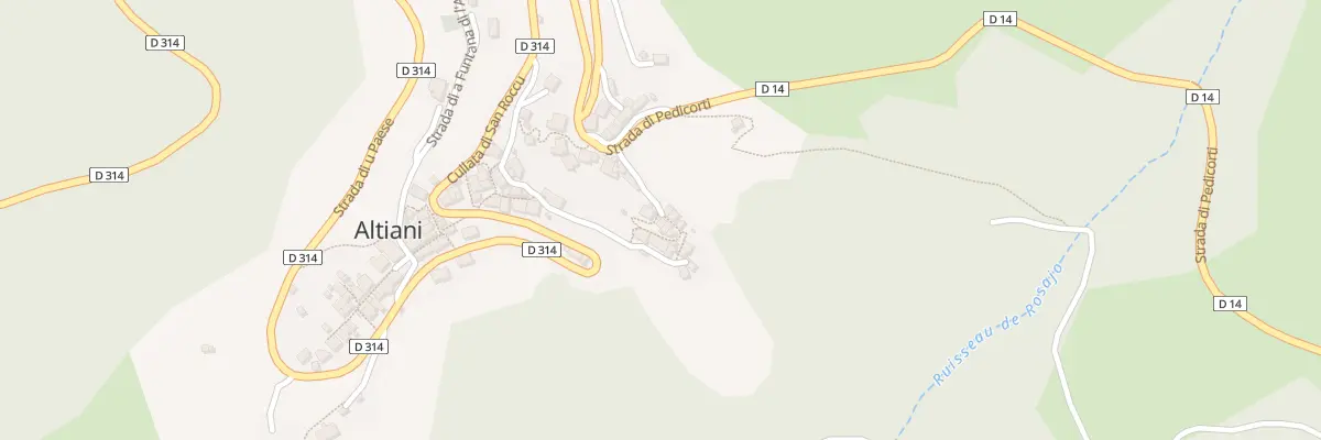 Plan du 8 Rue Strada Di A Porta à Altiani