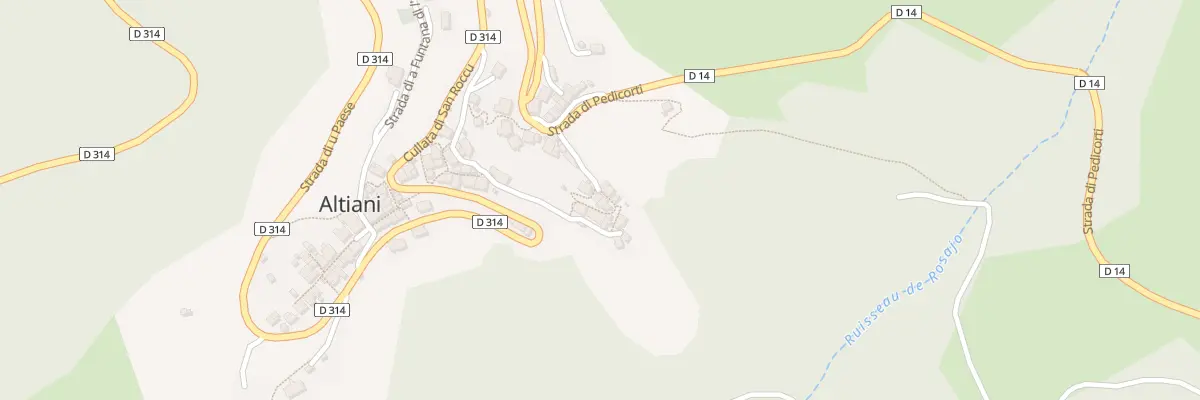 Plan du 10 Rue Strada Di A Porta à Altiani