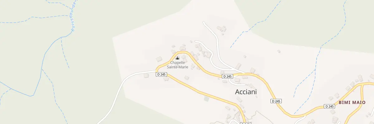 Plan du 5139 Acciani à Isolaccio-di-Fiumorbo