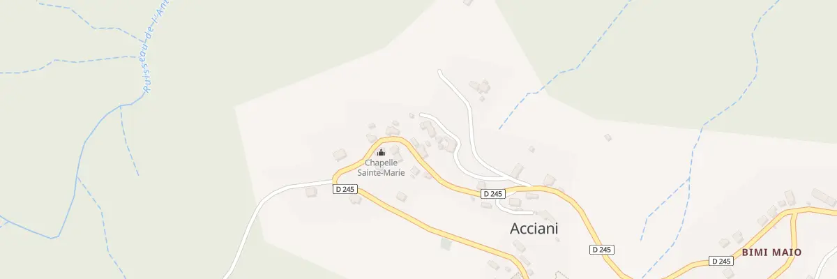 Plan du 5133 Acciani à Isolaccio-di-Fiumorbo
