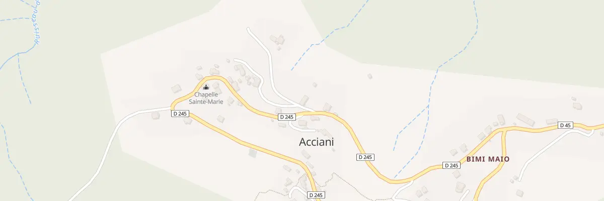 Plan du 5128 Acciani à Isolaccio-di-Fiumorbo