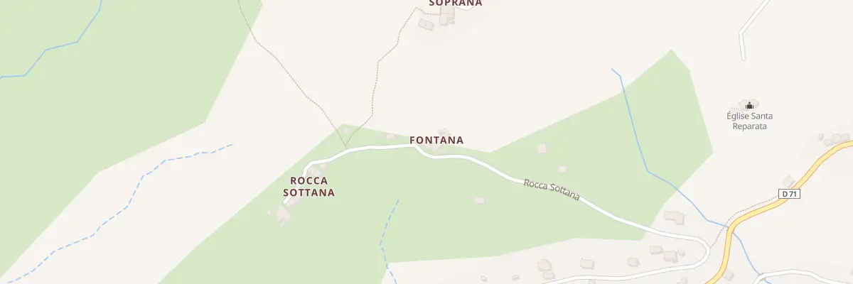 Plan du 5123 Fontana à Morosaglia