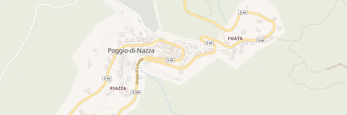Plan du 5019 Chiesa à Poggio-di-Nazza