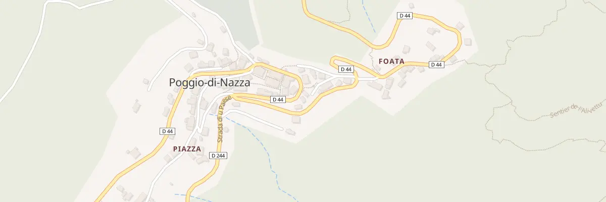 Plan du 5033 Perucci à Poggio-di-Nazza